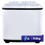 ماشین لباسشویی دو قلو 9.6 کیلوگرم نیمه‌اتوماتیک پاکشوما مدل NA9