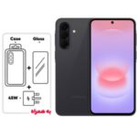 گوشی موبایل سامسونگ مدل Galaxy A37 دو سیم‌کارت ظرفیت 256 گیگابایت و رم 8 گیگابایت - ویتنام - به همراه یک عدد شارژر 45 وات سامسونگ، یک عدد کابل UBS-C به طول 1.8 متر، یک عدد کاور سیلیکونی و یک عدد محافظ صفحه نمایش