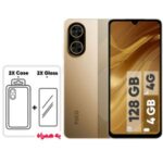 گوشی موبایل شیائومی مدل Poco C71 دو سیم کارت ظرفیت 128 گیگابایت و رم 4 گیگابایت - به همراه 2 عدد کاور و 2 عدد محافظ صفحه نمایش